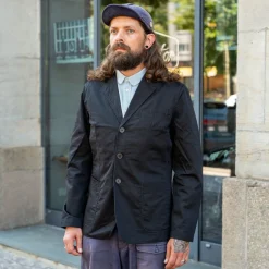 Universal Works London Jacket Twill Black> Jacken