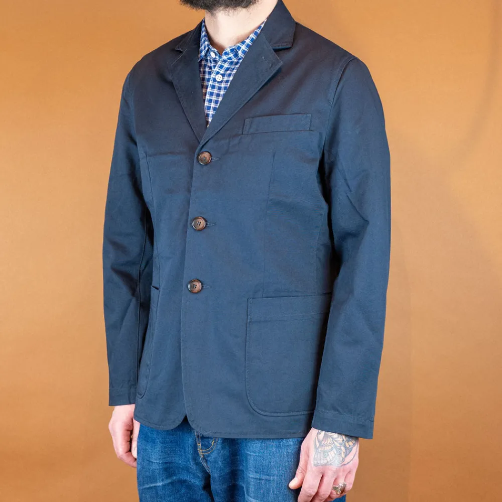Universal Works London Jacket Twill Navy> Jacken