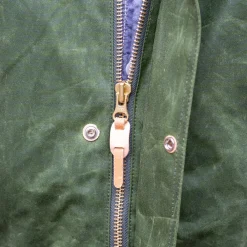 Manifattura Ceccarelli Long Mountain Jacket Waxed Green><noscript><img width=