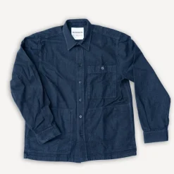 Hansen Luka Sturdy Overshirt Stormy Blue> Jacken
