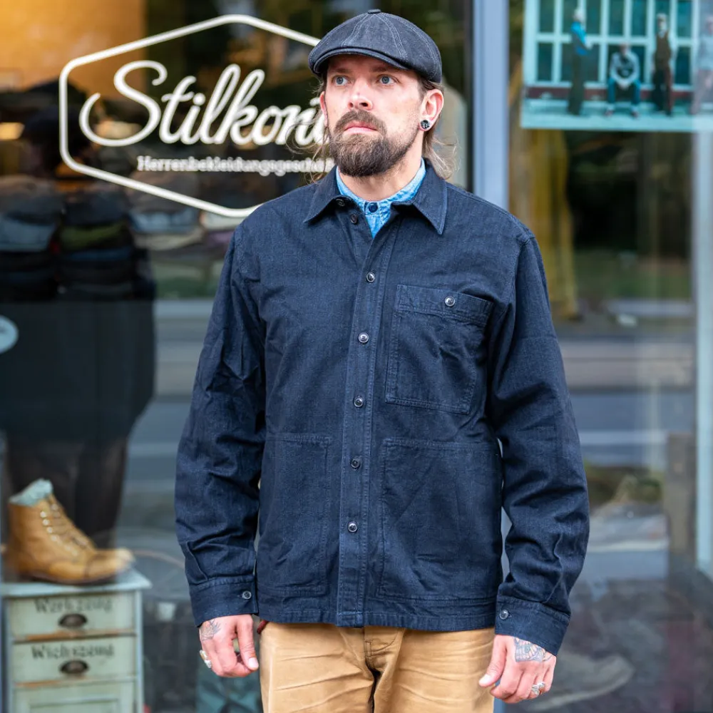 Hansen Luka Sturdy Overshirt Stormy Blue> Jacken
