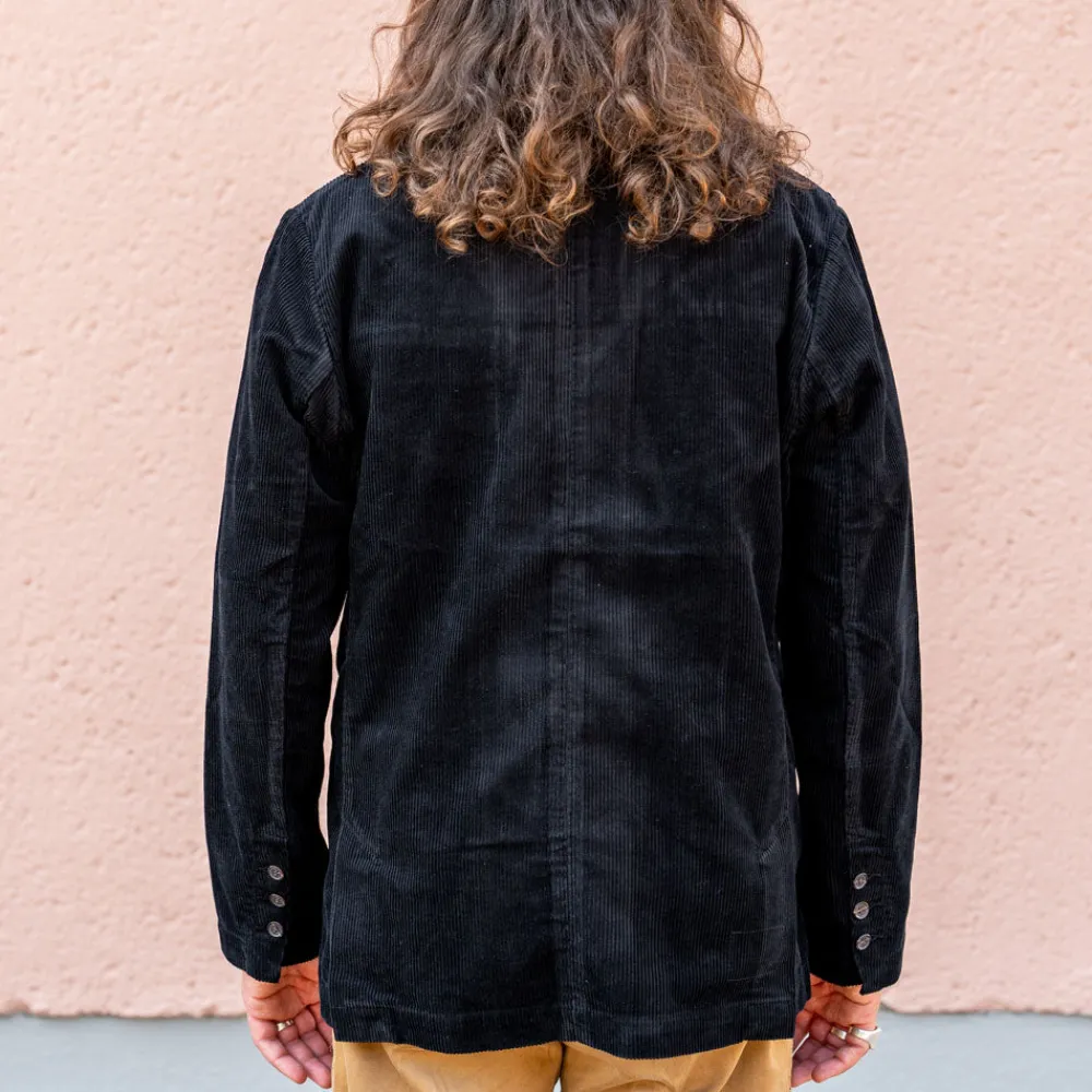 Universal Works Manor Jacket Cord Black> Jacken