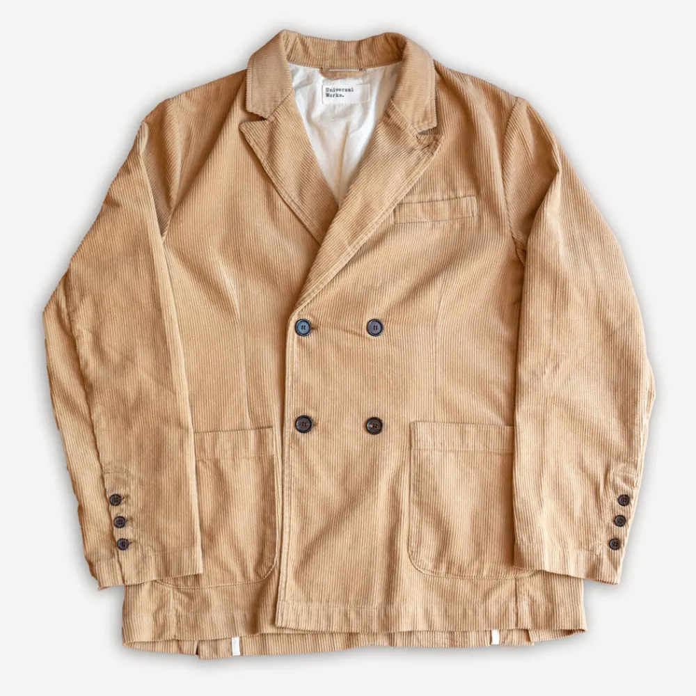 Universal Works Manor Jacket Cord Fawn> Jacken