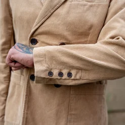 Universal Works Manor Jacket Cord Fawn><noscript><img width=