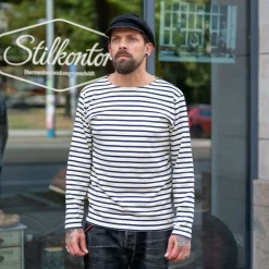 Armor Lux Matrosenshirt Nature/Navy> Pullover