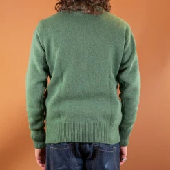 Merz beim Schwanen Men's Rollkragen Pullover Relaxed Fit Moss><noscript><img width=