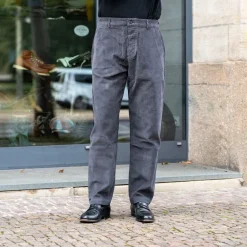 Universal Works Military Chino Cord Charcoal><noscript><img width=