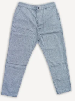 Universal Works Military Chino Leon Tweed Grey> Hosen