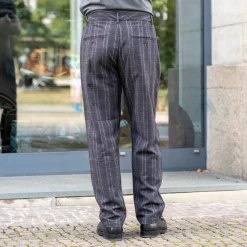 Universal Works Military Chino Twist Wool Check Brown><noscript><img width=
