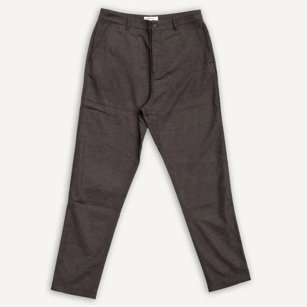 Universal Works Military Chino Upcycled Tweed Brown> Hosen