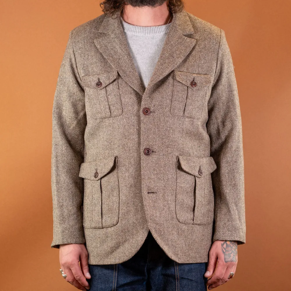 Hidden Aces Minos Tweed Blazer K7403 Cream> Jacken