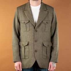 Hidden Aces Minos Tweed Blazer K7402 Green> Jacken