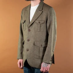 Hidden Aces Minos Tweed Blazer K7402 Green> Jacken
