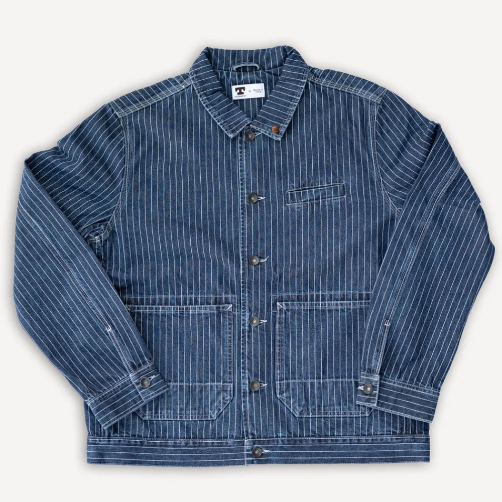 Tellason Montana Jacket Blue Wabash> Jacken