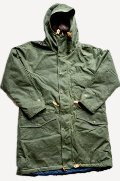 Manifattura Ceccarelli Mountain Parka Waxed Dark Green> Jacken