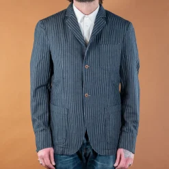 Captain Santors Napoli Jacket Denim gessato> Jacken