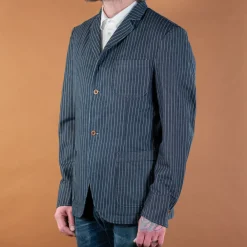 Captain Santors Napoli Jacket Denim gessato> Jacken