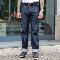 Edwin Nashville Red Listed Selvage Denim 14oz Blue> Hosen