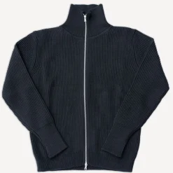 Andersen-Andersen Navy Full Zip Black> Pullover