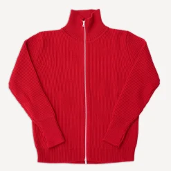 Andersen-Andersen Navy Full Zip Red> Pullover