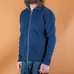 Andersen-Andersen Navy Full Zip Royal Blue> Pullover