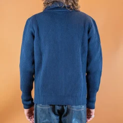 Andersen-Andersen Navy Full Zip Royal Blue><noscript><img width=
