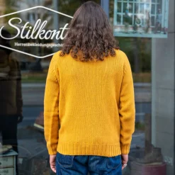 Harley of Scotland Neck Sweater Chunky Tansy><noscript><img width=