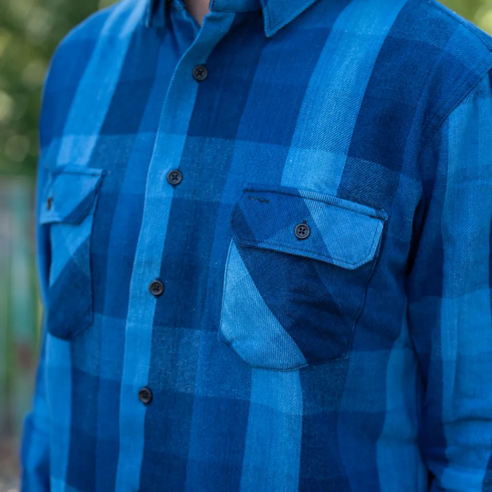 Indigofera Norris Shirt Blue> Hemden