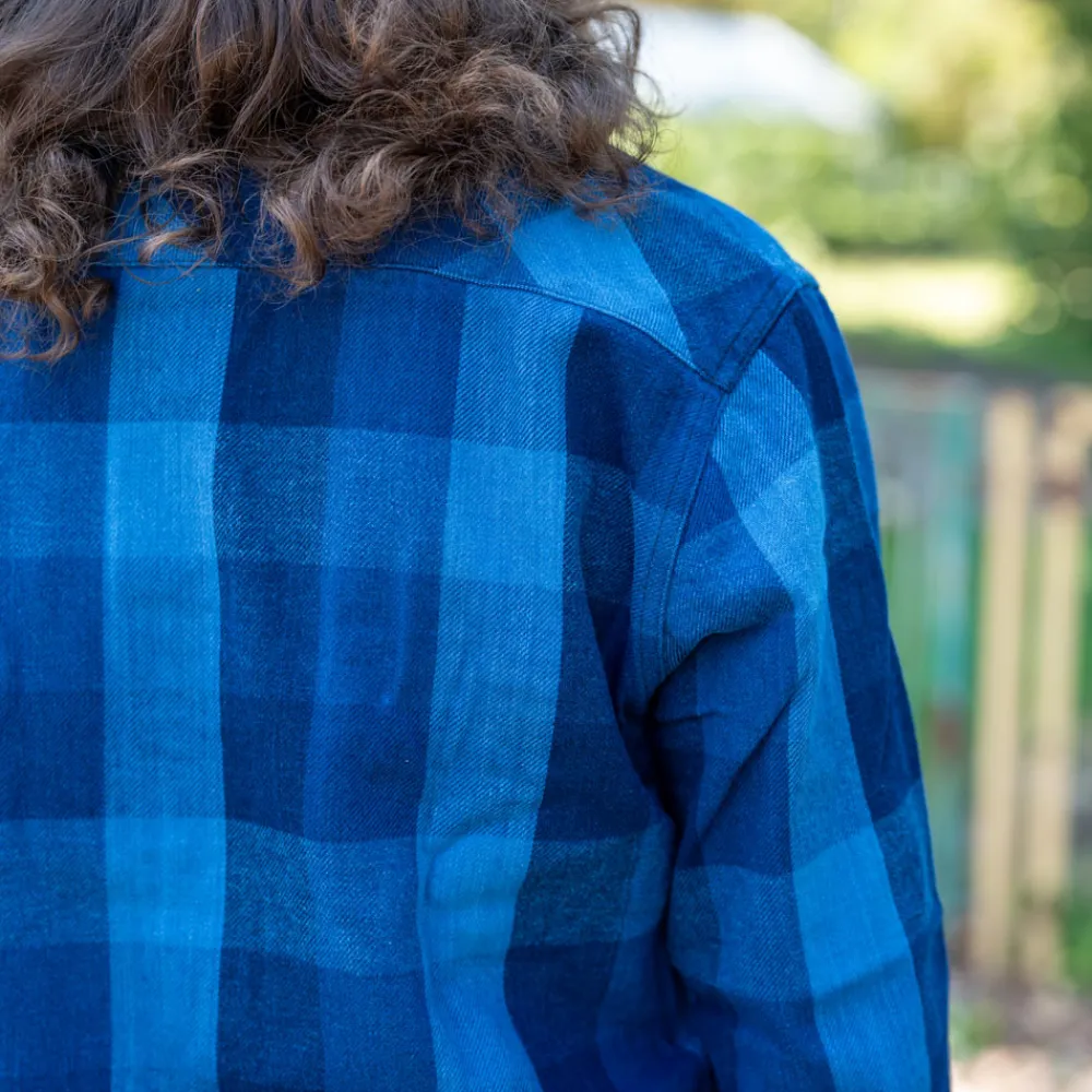 Indigofera Norris Shirt Blue> Hemden