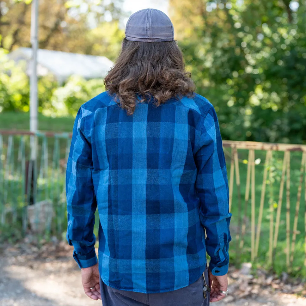 Indigofera Norris Shirt Blue> Hemden