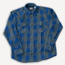Indigofera Norris Shirt Indigo/Green> Hemden