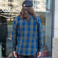 Indigofera Norris Shirt Indigo/Green><noscript><img width=