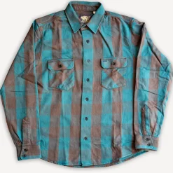 Indigofera Norris Shirt Petrol> Hemden
