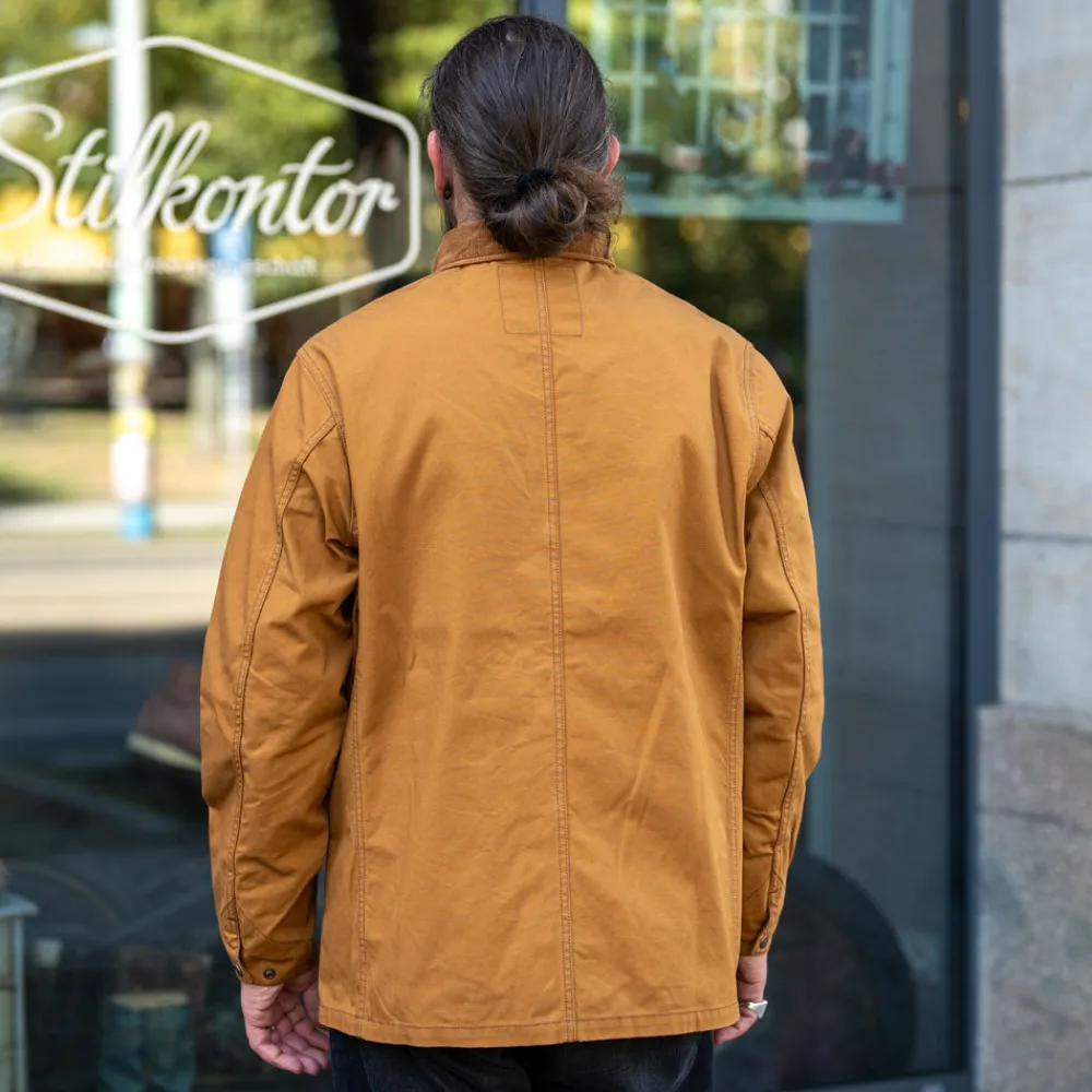 Iron Heart Organic Cotton Duck Chore Jacket IHJ-148 Brown> Jacken