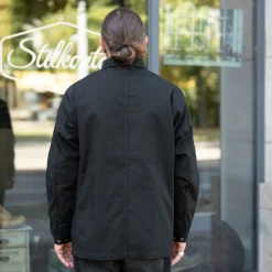 Iron Heart Organic Cotton Duck Chore Jacket IHJ-148 Black><noscript><img width=