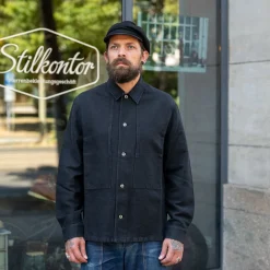 About Companions Owe Overshirt Winter Linen Black> Jacken