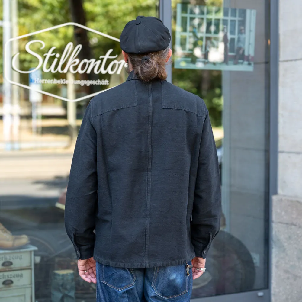 About Companions Owe Overshirt Winter Linen Black> Jacken