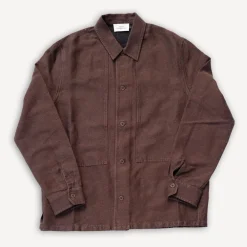 About Companions Owe Overshirt Winter Linen Marron> Jacken