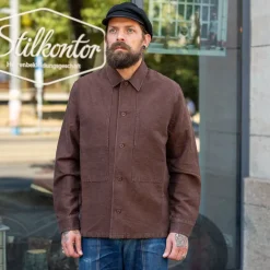About Companions Owe Overshirt Winter Linen Marron> Jacken