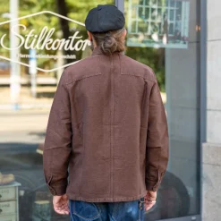 About Companions Owe Overshirt Winter Linen Marron><noscript><img width=