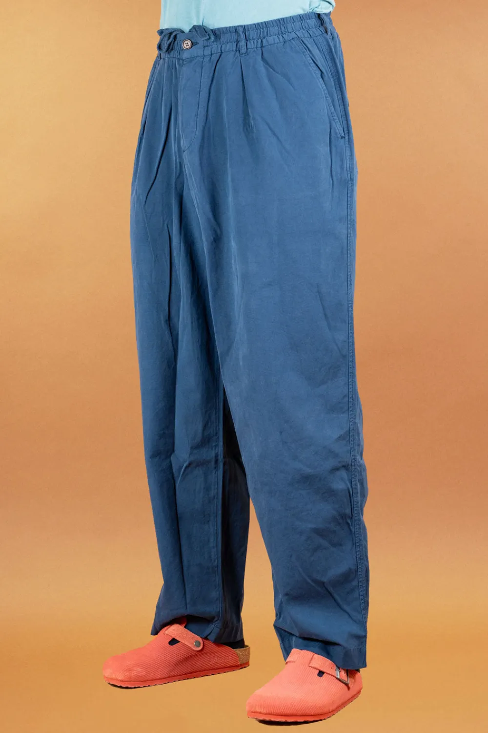 Universal Works Oxford II Pant Summer Canvas Summer Canvas Navy> Hosen