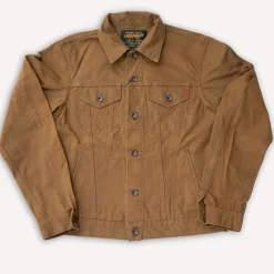 Iron Heart 9oz. Canvas Type III Jacket IHJ-147 Brown> Jacken