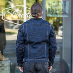 Iron Heart 18oz Selvedge Denim Storm Rider Jacket IH-101J Indigo><noscript><img width=
