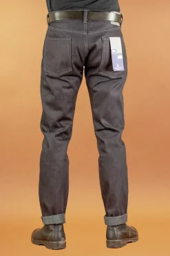 Momotaro 18oz Tight Tapered Denim Indigogrey><noscript><img width=