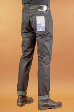 Momotaro 18oz Tight Tapered Denim Indigogrey><noscript><img width=