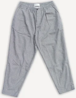 Universal Works Pleated Track Pant Leon Tweed Grey> Hosen