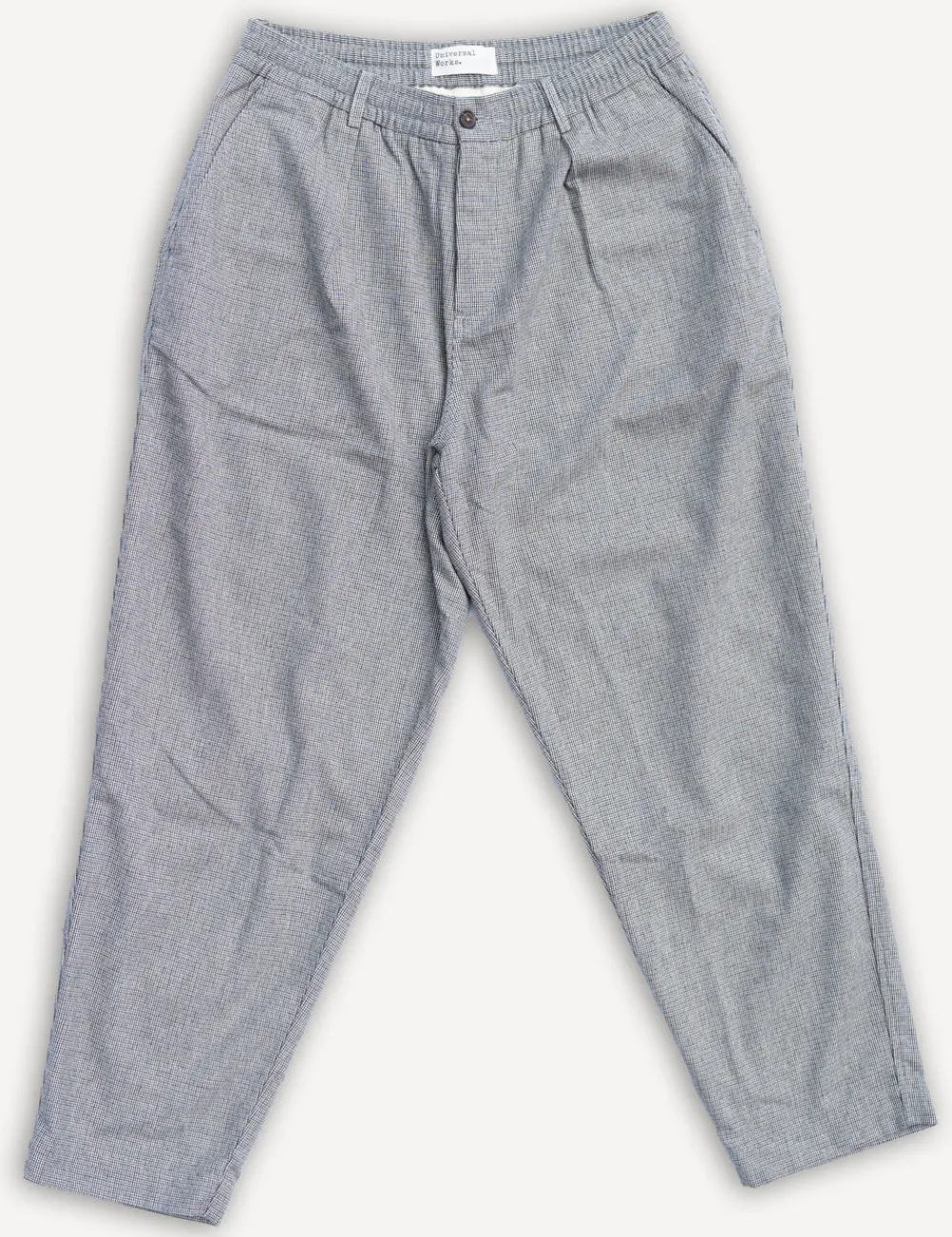 Universal Works Pleated Track Pant Leon Tweed Grey> Hosen