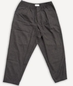 Universal Works Pleated Track Pant Upcycled Italian Tweed Brown> Hosen
