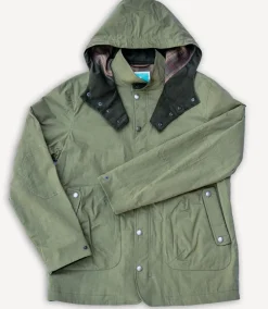 Hidden Aces Pollux Mariner Light Hooded Rainjacket Army K1402> Jacken