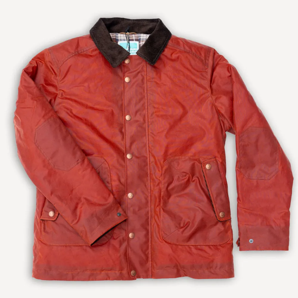 Hidden Aces POLLUX RANGER Waxed Winter-Jacket Brick Red> Jacken